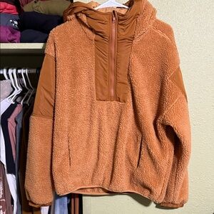 Bluivy Warm Tan Sherpa Jacket